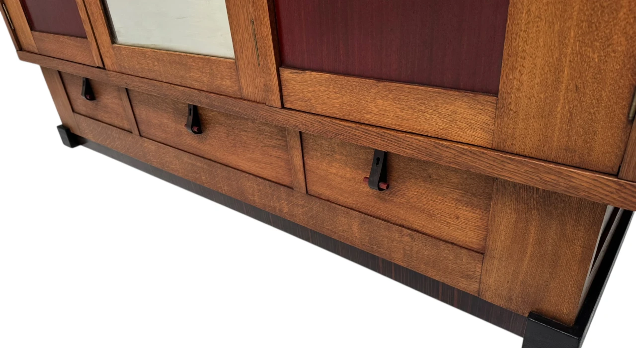 Art Deco Modernist Armoire or Wardrobe by J.J. Zijfers Amsterdam, 1920s